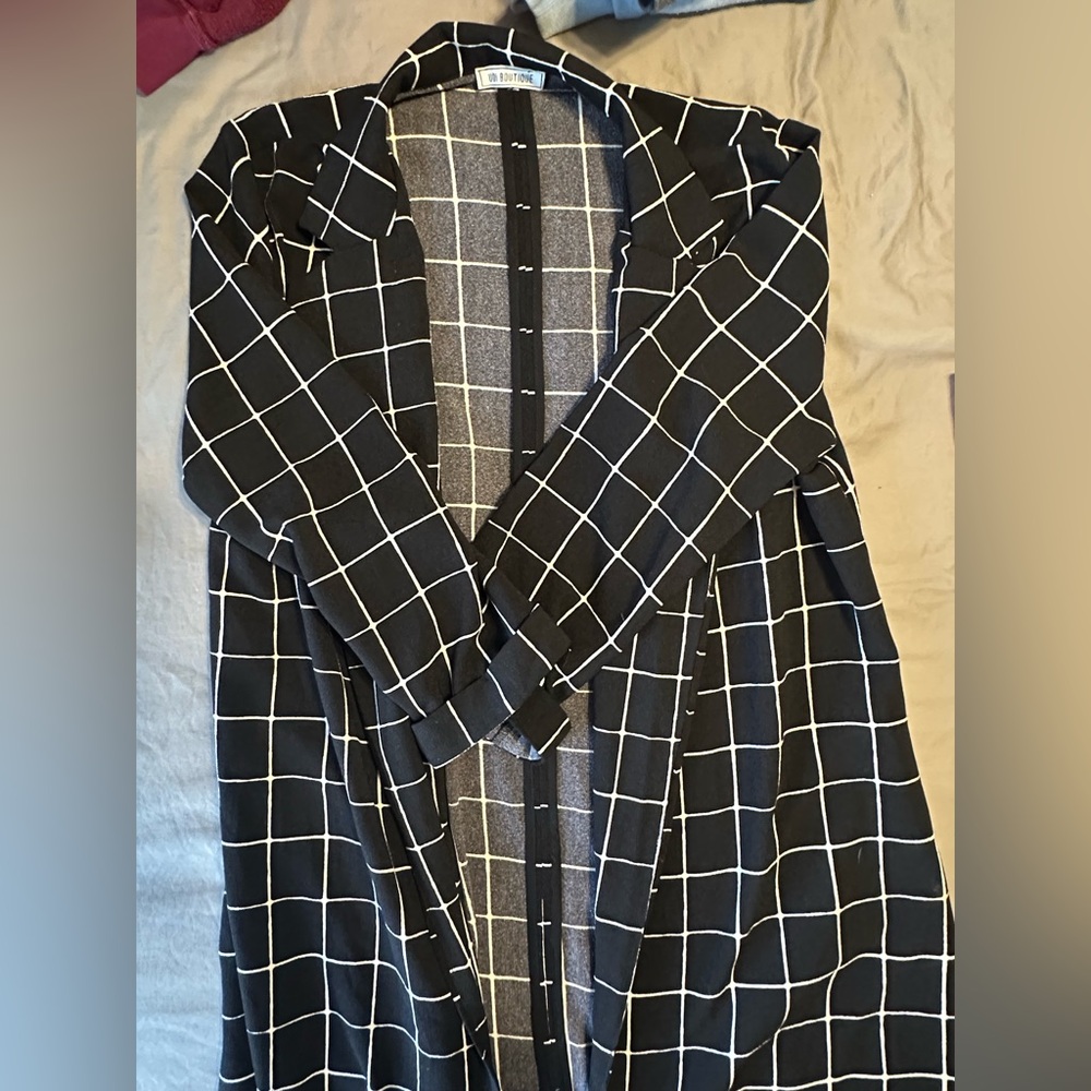 Checkered Blazer